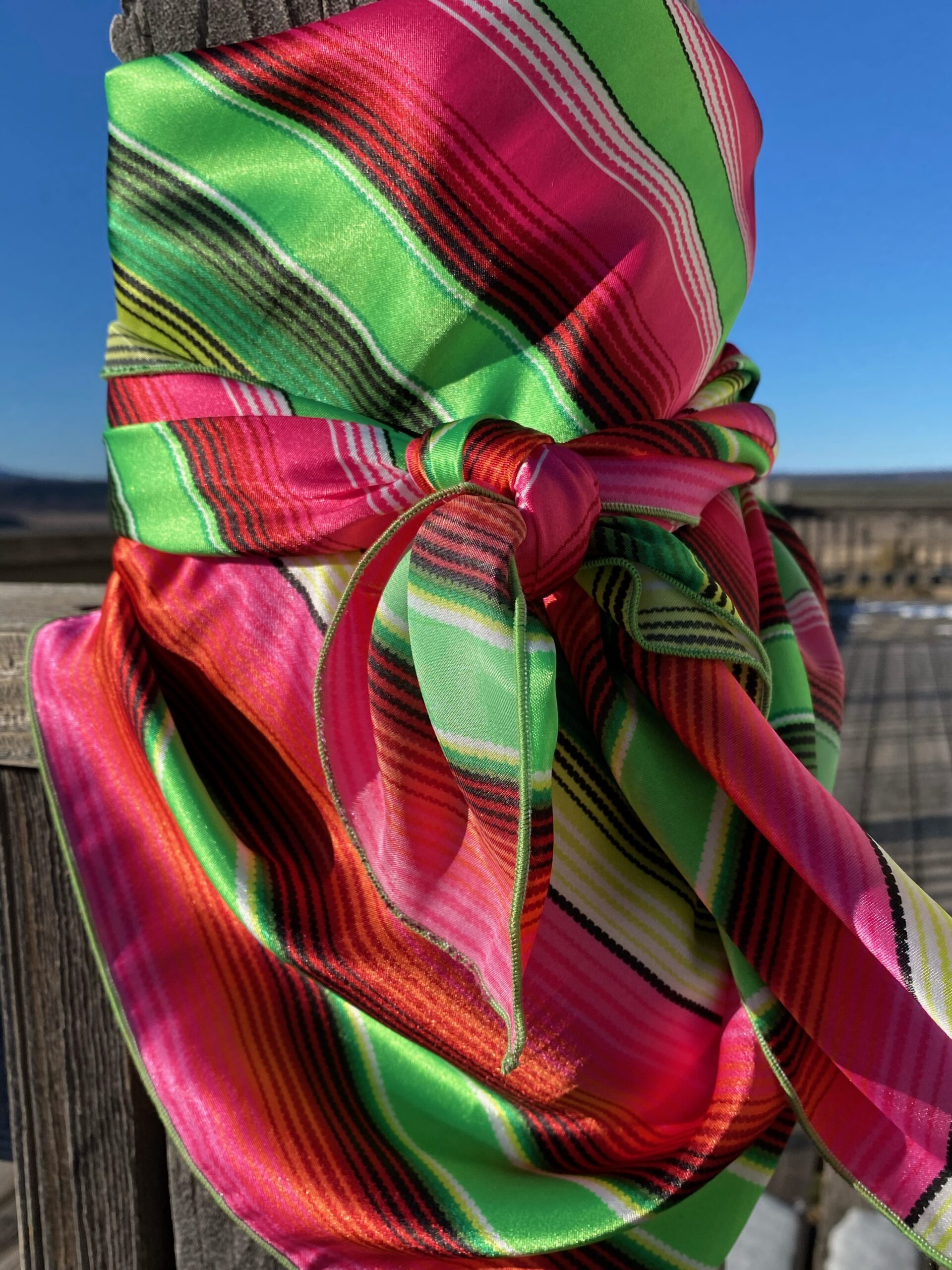 36x36" Watermelon Serape Wild Rag